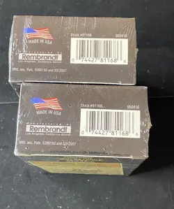 (1) Vintage 1996 Ultra Pro Black Shield Deck Protector 100 Sleeves Rembrandt - Image 5