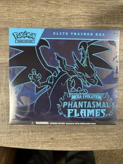 In Hand Pokemon Mega Evolution Phantasmal Flames Elite Trainer Box ETB Sealed - Image 1