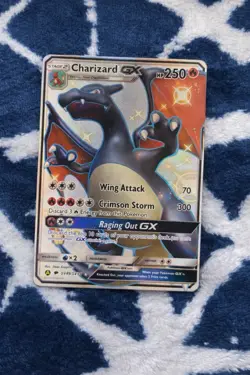 Pokemon Charizard GX SV49/SV94 Hidden Fates Shiny Vault Holo 250 HP Card - Image 1