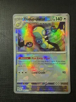 Pokemon Prismatic Evolutions Dudunsparce Master Ball Holo 080/131 NM - Image 1