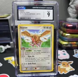 Pokemon Fearow EX FireRed & LeafGreen 24/112 2004 Card CGC 9 - Image 1