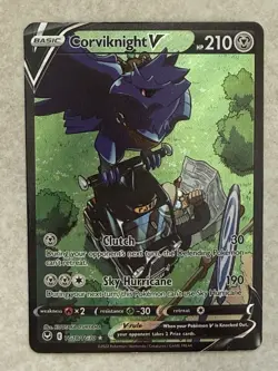 Pokemon TCG Corviknight V TG18/TG30 Silver Tempest Ultra Rare Holo English - Image 1