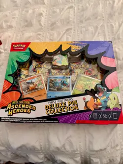 Pokemon Ascended Heroes First Partner Deluxe Pin Collection Sealed New 💥🔥 - Image 1