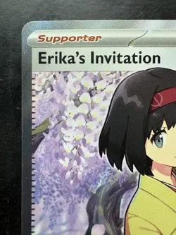 Pokemon Erika's Invitation 196/165 Sv: Scarlet & Violet 151 Holo (NM) - Image 2