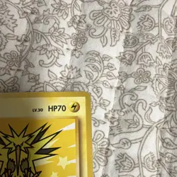 Pokemon TCG Zapdos Japanese 145 1996 LV.30 HP70 Electric Nintendo Vintage - Image 4