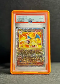 Pokemon 2002 Legendary Collect Reverse Holo Foil Charizard #3 PSA 6 - Image 2