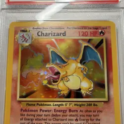 1999 Pokemon Charizard Holo Base Unlimited PSA 5 04/102 - Image 2