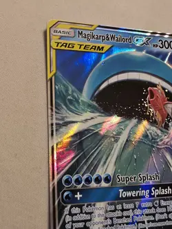Near MINT! MAGIKARP & WAILORD GX - Pokemon: Sun & Moon - Promo SM166 - Image 3
