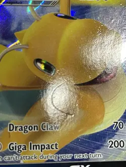 Pokemon Dragonite GX 37/70 Dragon Majesty Ultra Rare Holo HP - Image 4