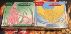 2x Pokemon TCG: Scarlet & Violet Paradox Rift Elite Trainer Boxes ETBs New 820650854163 - Image 1