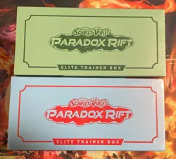 2x Pokemon TCG: Scarlet & Violet Paradox Rift Elite Trainer Boxes ETBs New 820650854163 - Image 2