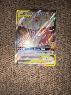 Pokemon TCG Espeon & Deoxys GX SM240 Black Star Promo Holo NM - Image 2
