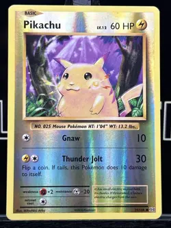 Pikachu 35/108 XY Evolutions Reverse Holo Pokemon Card - Image 3