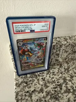 Pokemon 2025 Japanese Mega Lucario Ex Special Art Rare Gem MT 10 PSA - Image 1