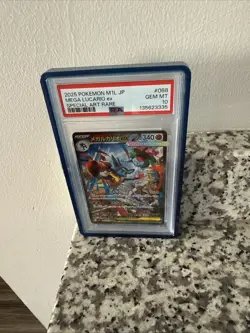 Pokemon 2025 Japanese Mega Lucario Ex Special Art Rare Gem MT 10 PSA - Image 2