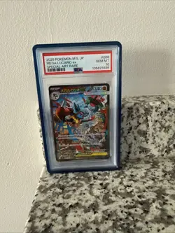 Pokemon 2025 Japanese Mega Lucario Ex Special Art Rare Gem MT 10 PSA - Image 3