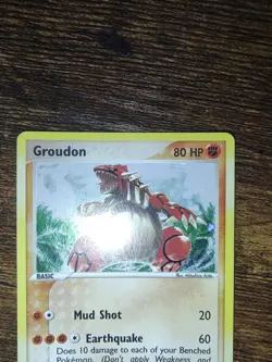 Pokemon Groudon 102/101 Holo Secret Rare EX Hidden Legends MINT - Image 5