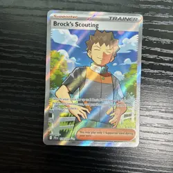 Pokemon TCG Brock's Scouting 179/159 Full Art Ultra Rare Journey Together - Image 1