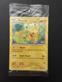 2016 POKEMON TOYS R US PROMO HOLO PIKACHU NM SEALED 💫 - Image 1