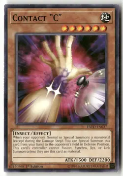 #EXFO-EN037 - Contact "C" - 1st Ed WB1 C Lightly played - Image 1