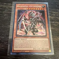 Regenesis Archfiend - ALIN-EN016 - NM - 1st Edition - Secret Rare - Yu-Gi-OH! - Image 2