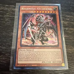 Regenesis Archfiend - ALIN-EN016 - NM - 1st Edition - Secret Rare - Yu-Gi-OH! - Image 3