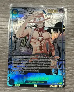 One Piece Card Portgas D. Ace SEC Manga OP13-119 Carrying On His Will - Image 1