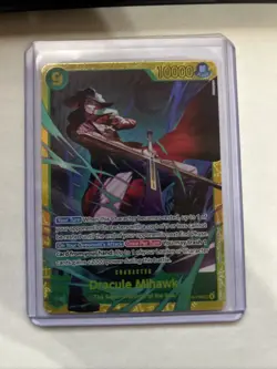 One Piece TCG Dracule Mihawk SEC Japanese OP14-119 Secret The Azure Sea's Seven - Image 1