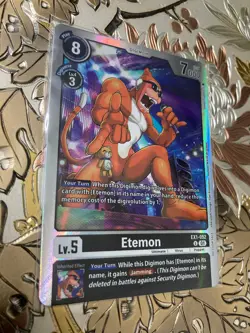 Digimon Card Game Single EX1-052 U Etemon Alt Art Sealed - Image 1
