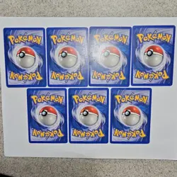 Pokemon Legendary set 7 Card Lot Regular 2002 Meowth Fearow Charmander Grimer LP - Image 5