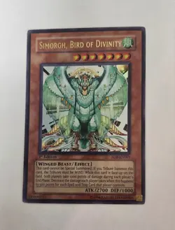 yugioh cards Simorgh, Bird of Divinity [1st Edition] SD8-EN001 - Image 1