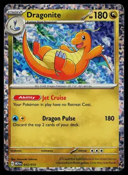 Pokemon McDonald's Promos 2024 012/015 Dragonite Pokemon Card Holo - Image 1