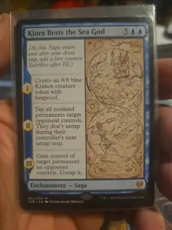 MTG Kiora Bests the Sea God #52 Theros Beyond Death Normal M NM Magic Card - Image 1