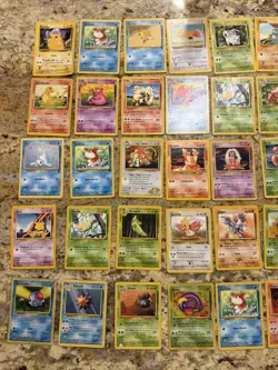 Vintage Pokemon Lot x55 Cards Rocket, Base Set, Jungle & More ! MP-DMG - Image 2