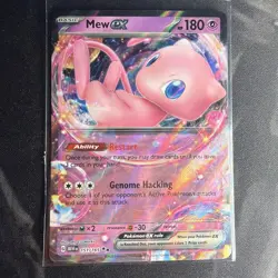 Pokemon TCG Mew EX 151/165 Scarlet & Violet Holo Double Rare Card NM Condition - Image 1