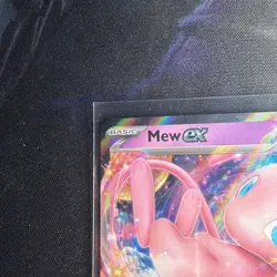 Pokemon TCG Mew EX 151/165 Scarlet & Violet Holo Double Rare Card NM Condition - Image 2
