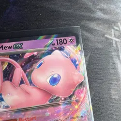 Pokemon TCG Mew EX 151/165 Scarlet & Violet Holo Double Rare Card NM Condition - Image 3