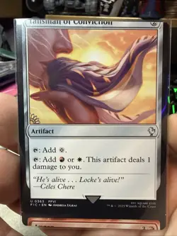 Talisman of Conviction Misprint Commander: Final Fantasy Regular Miscut - Image 1