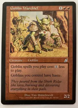 Goblin Warchief #97 (MP) Scourge SCG Magic MTG - Image 1