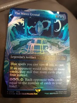 The Water Crystal (Borderless) Final Fantasy Foil - Image 1