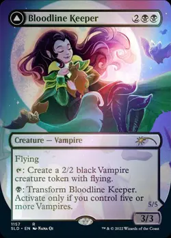 1x NM FOIL Bloodline Keeper MTG Cute to Brute Secret Lair SV - Image 1