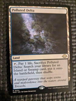 MTG x1 Polluted Delta - R Modern Horizons 3 M/NM, English, 0224 - Image 3