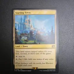 MTG Final Fantasy English Starting Town 0289 Non-Foil + Restoration Magic - Image 1
