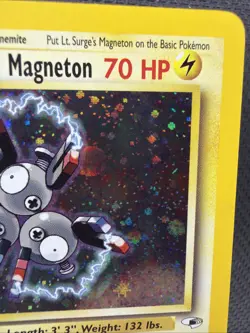1st Edition Lt. Surge's Magneton 8/132 Holo Gyn Heroes Pokemon TCG LP/NM - Image 4