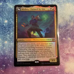 Mishra, Claimed by Gix (FOIL) x1 - MTG The Brothers' War BRO #216 - Image 1