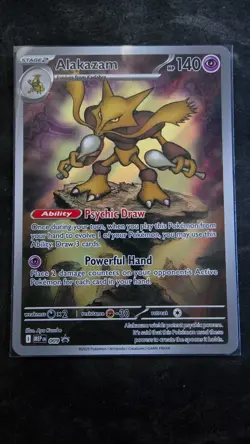 Pokemon MEP 009 - Black Star Promo Alakazam Full Art - NM #MEP 009 - Image 1