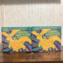 2x Lot Pokemon Mega Evolution Ascended Heroes ETB New Factory Sealed - Image 1