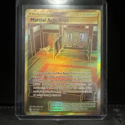 Pokemon TCG Martial Arts Dojo 268/236 Gold Secret Rare Cosmic Eclipse NM - Image 3