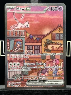 Mew ex SVP 053 Pokemon TCG Scarlet Violet 151 Black Star Promo Full Art - Image 3