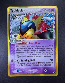 Pokemon Typhlosion 2006 EX Dragon Frontiers 12/101 Holo TCG - Image 1